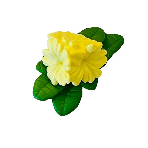 American Girl Garden FLOWERS Yellow Pansy Flower Plant Doll Table Accessory - Picture 5 of 9